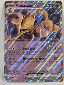 Pokemon 151 Alakazam EX Collection Promo Cards Set SVP Holo Stars - Image 2