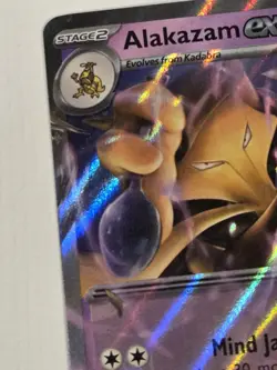 Pokemon 151 Alakazam EX Collection Promo Cards Set SVP Holo Stars - Image 5