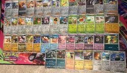 Pokemon Lot X47 Reverse Holo Cards Near Complete Prismatic Evolutions Master Set - Image 1