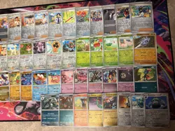 Pokemon Lot X47 Reverse Holo Cards Near Complete Prismatic Evolutions Master Set - Image 2