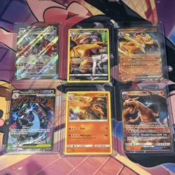 Pokemon TCG Charizard Lot – 6 Cards – Mega Charizard EX, GX, EX, Promos, TG– NM - Image 1