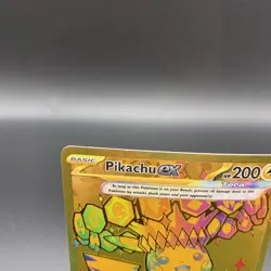 Pokemon TCG Pikachu EX Hyper Rare Gold SV Prismatic Evolutions Card 179/131 - Image 2