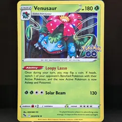 Venusaur 003/078 NM Holo Rare Pokemon Go Near Mint Foil Card 3/78 plant flower - Image 1