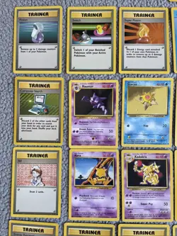 ⭐Vintage Pokemon Card Bundle Base Set WOTC X 27/102 27 Cards Pokemon TCG - Image 2