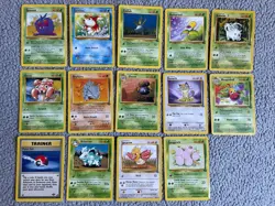 ⭐Vintage Pokemon Cards Bundle Jungle Set Part Complete Job Lot WOTC 14 Cards - Image 1