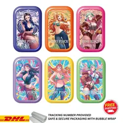 One Piece Card Game Vol.2 Mini Tin [Set of 6] Japanese Asian Limited NEW SEALED - Image 1