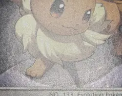 Pokemon TCG Eevee SM235 2019 Sun & Moon Cosmos Holo Black Star Promo Card - MP - Image 4