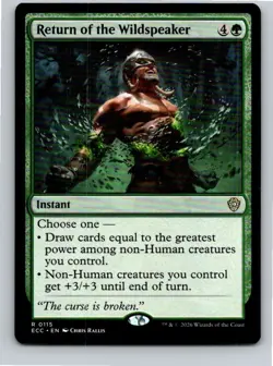 Magic the Gathering Return of the Wildspeaker Lorwyn Eclipsed Commander MTG - Image 1