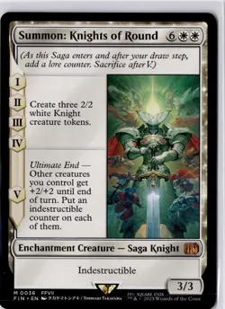 Summon: Knights of Round Final Fantasy Regular NM M 0036 - Image 1