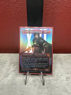 MTG - CLIVE, IFRIT’S DOMINANT Borderless Foil M 0385 - Final Fantasy - Image 1