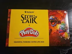 MTG Secret Lair x Play-Doh: Squishful Thinking - Extra Life 2025 NONFOIL IN HAND - Image 1