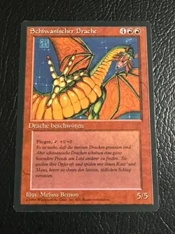 GERMAN Beta/Revised SHIVAN DRAGON Foreign Black Border FBB - Image 1