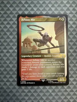 MTG Arbaaz Mir #0226 Foil Etched U Universes Beyond: Assassin’s Creed (ACR) - Image 1