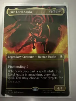 Fire Lord Azula (0334) (Borderless) Avatar: The Last Airbender Regular - Image 1