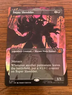 Super Shredder - Borderless - Teenage Mutant Ninja Turtles - Magic The Gathering - Image 1