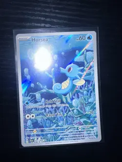 Pokemon Horsea 067/064 Holo Illustration Rare Sv: Shrouded Fable English Card - Image 2