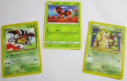 Ledyba 3 Pokemon Card x3 Various Sets - Image 1