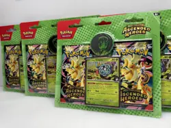 LOT OF 4 Pokemon TCG ME2.5 Ascended Heroes 2-Pack Blister Larry Erika Bundle NEW - Image 2