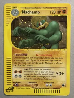 Pokemon TCG Machamp 16/165 Expedition Holo 2002 - Image 1