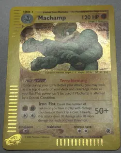 Pokemon TCG Machamp 16/165 Expedition Holo 2002 - Image 4
