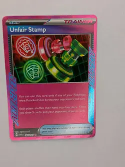 Unfair Stamp 165/167 Ace Spec Rare Twilight Masquerade Pokemon Nm - Image 1