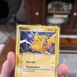 Pokemon TCG 2005 Pikachu EX Emerald 60/106 Regular Moderately Played MP - Image 3
