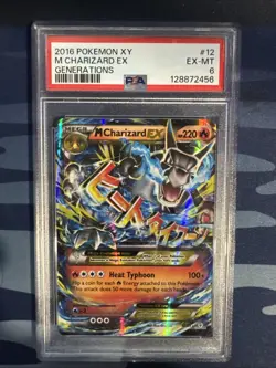 Pokemon M Charizard EX Holo PSA 6 12/83 Generations - Image 1