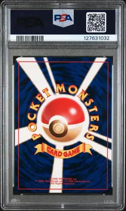 1997 Pokemon Japanese Dark Blastoise Holo #9 Team Rocket PSA 9 MINT Holo (SWIRL) - Image 2