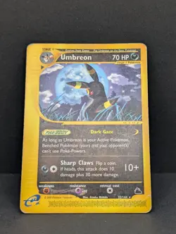 Umbreon 32/144 Skyridge Non-Holo Ultra Rare Pokemon TCG Nintendo e-reader HP - Image 3