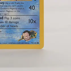 Pokemon TCG Giovannis Magikarp 73 /132 Gym Challenge Vintage 2000 Card NM - Image 5