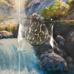 Pokemon TCG Coin - MewTwo - Silver Metal Promo Item - Image 1