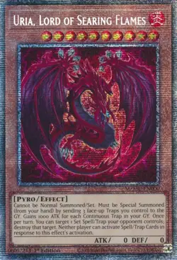Uria, Lord of Searing Flames (Starlight Rare)-Starlight Rare - 1St Edition - ... - Image 1