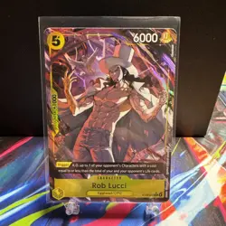 • Rob Lucci • ST29-013 SR Egghead Starter Deck Holo Foil One Piece TCG NM - Image 1