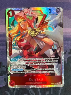 Kujyaku OP11-004 SR One Piece A Fist of Divine Speed Foil Near Mint NM - Image 1