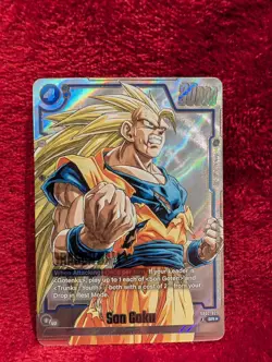 Dragon Ball Card Fusion World Manga Booster SB02-023 Son Goku SR* NM Alt Art - Image 1