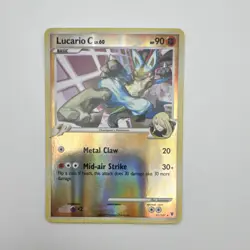 Lucario C 31/147 Supreme Victors Rare Reverse Holo Basic 90 HP Pokemon TCG Card - Image 1