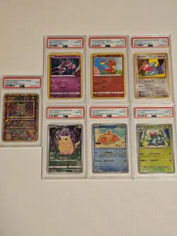 Pokemon PSA Graded Lot of 7 Cards - 1x 7, 2x 8, 1x 9, and 3x 10 - Catch 'em all! - Image 1