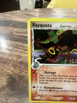 Pokemon TCG Rayquaza Delta Species Holo Card Stamped Holon Phantoms LP - Image 2