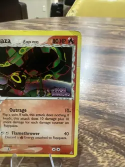 Pokemon TCG Rayquaza Delta Species Holo Card Stamped Holon Phantoms LP - Image 3