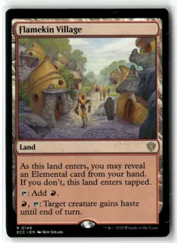 Flamekin Village Commander: Lorwyn Eclipsed NM Regular Magic MTG - Image 1