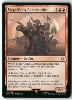 Siege-Gang Commander: The Lord of the Rings: Tales of Middle-earth NM - Image 1