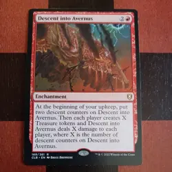 Mtg Descent into Avernus NM/M Commander Legends: Battle for Baldur's Gate Rare - Image 1