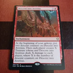 Mtg Descent into Avernus NM/M Commander Legends: Battle for Baldur's Gate Rare - Image 2