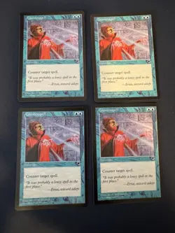 MTG - Magic The Gathering - Counterspell X 4 - Tempest - NP/NM! - Image 1