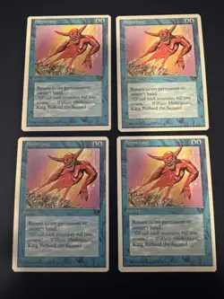 MTG - Magic The Gathering - Boomerang X 4 - Chronicles - NP/NM! - Image 1
