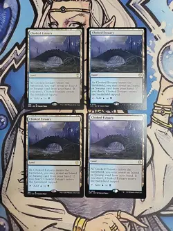 4x Choked Estuary - NM/M Mixed Sets MIC NCC LCC MTG Magic the Gathering - Image 1
