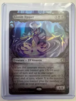 Gloom Ripper (Showcase) FOIL #0312 Lorwyn Eclipsed Foil NM MTG ENG - Image 1