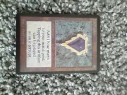 Mox Sapphire MTG - Collectors' Edition GOT IT AT A FLEE MARKET DONT THINK REAL - Image 1