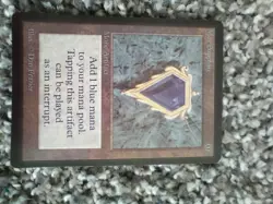 Mox Sapphire MTG - Collectors' Edition GOT IT AT A FLEE MARKET DONT THINK REAL - Image 2