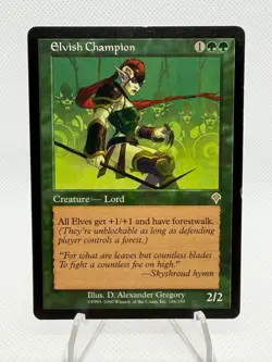 Elvish Champion - Invasion Magic The Gathering 186/350 - Image 1